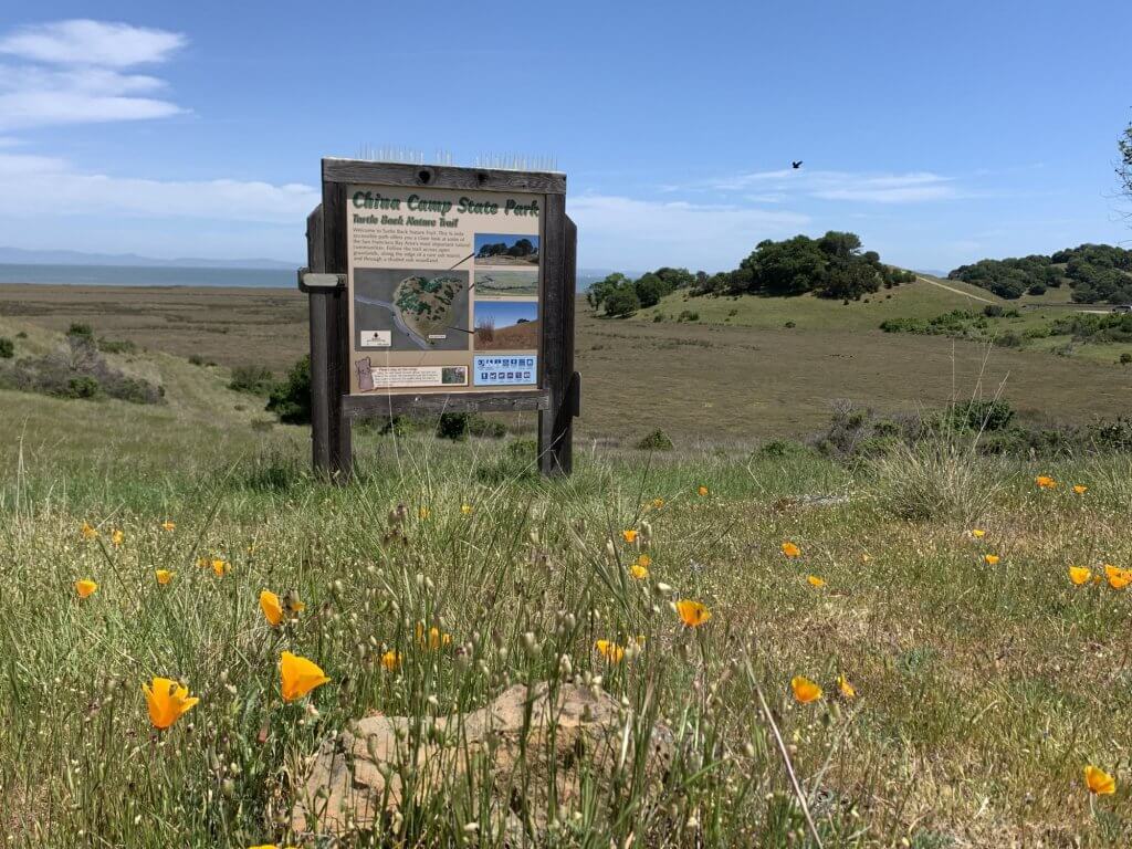 Sign at entrance to Turtle Back Nature Trail by Harriot Manley