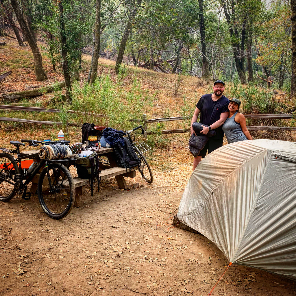 Hike and bike clearance campsites