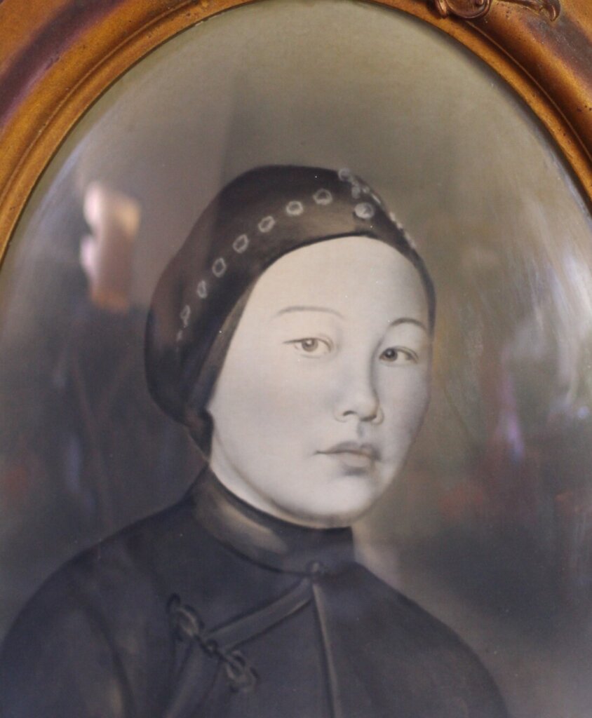 Bubble portrait of Yee See Quan, circa 1895-1900.